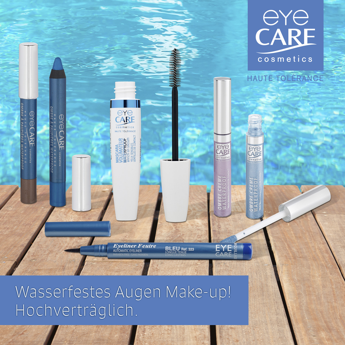 wasserfestes Make-Up für die Augen