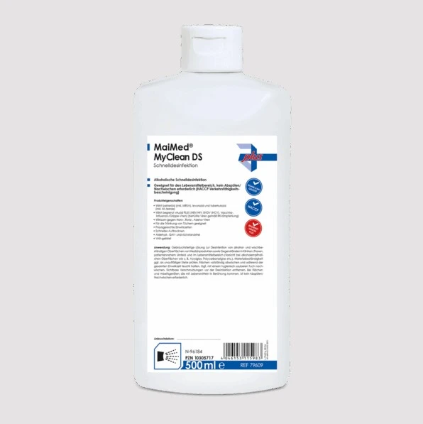 Featured image for “MYCLEAN DS Oberflächendesinfektion 500 ml inkl. Sprühkopf”