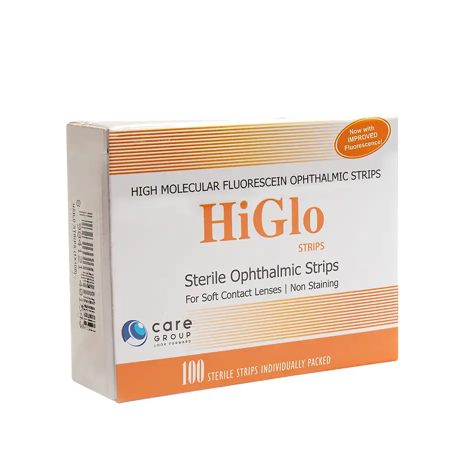 Featured image for “HiGlo Strips (Fluo-Streifen für Weichlinsenkontrolle)”